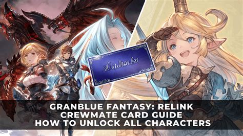 granblue fantasy relink crewmate cards|All Crewmate Cards in Granblue Fantasy: Relink .
